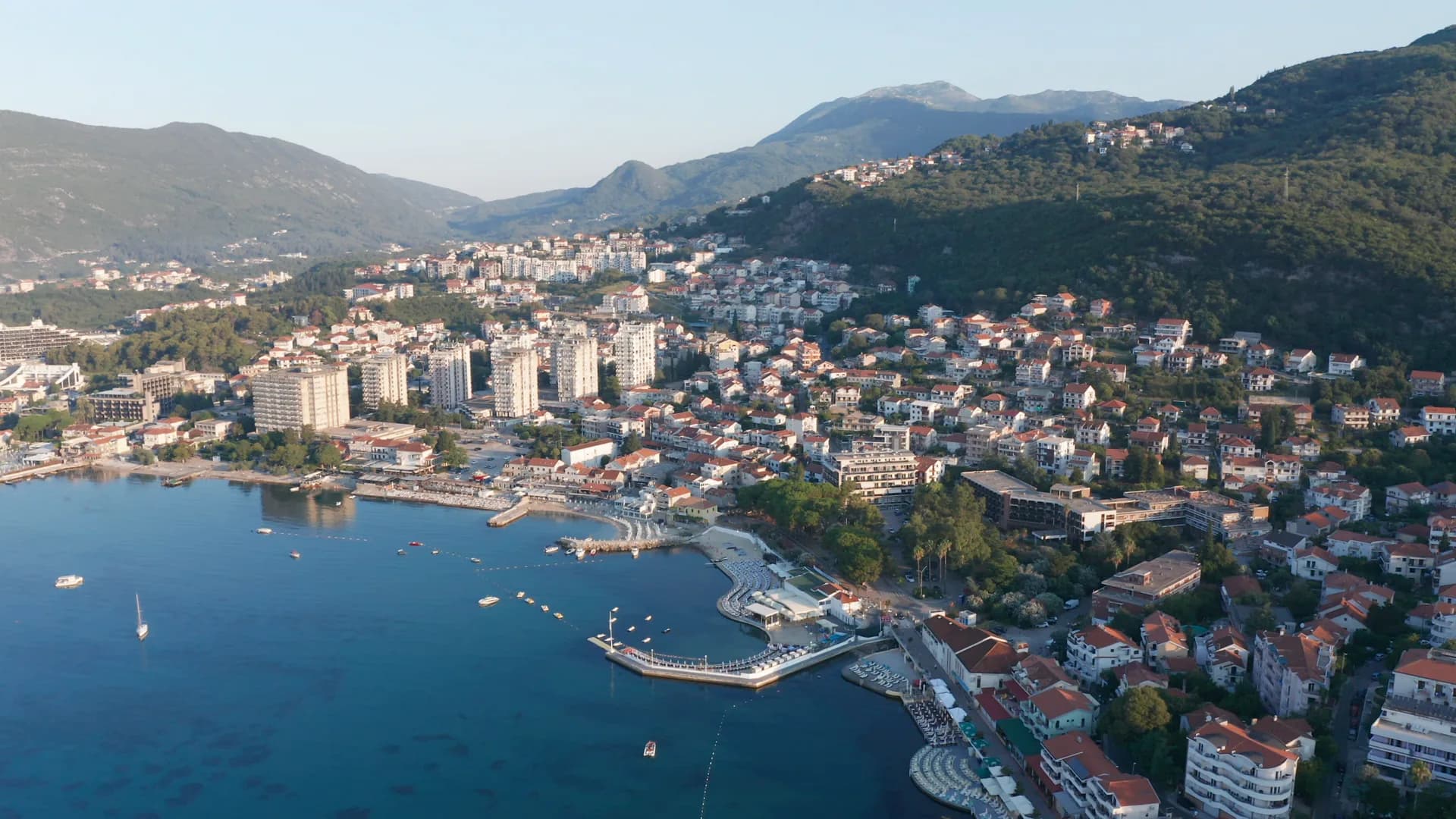 Igalo, Montenegro — from the air