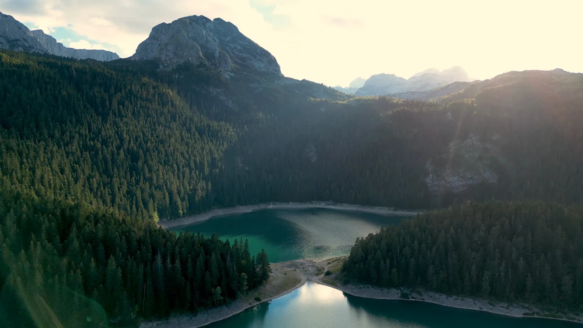 Žabljak, Montenegro — from the air