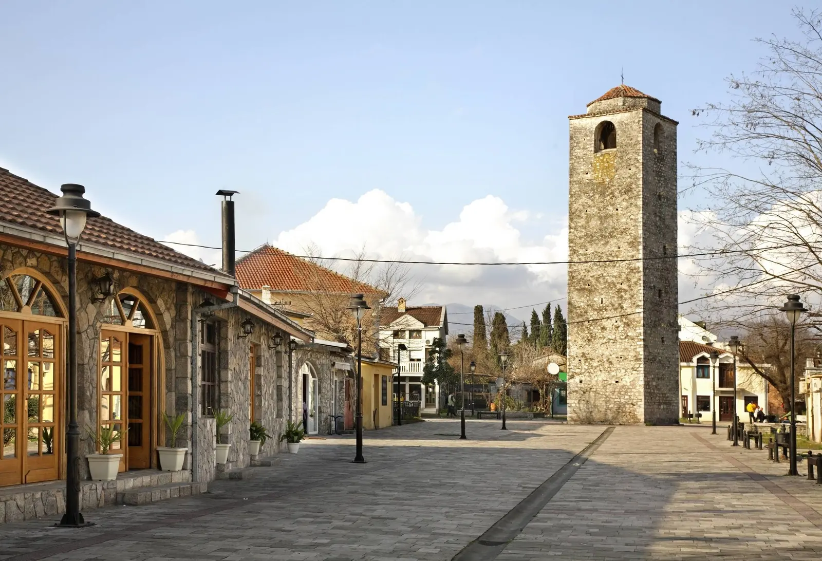 Ottoman Clock Tower In Podgorica Montenegro