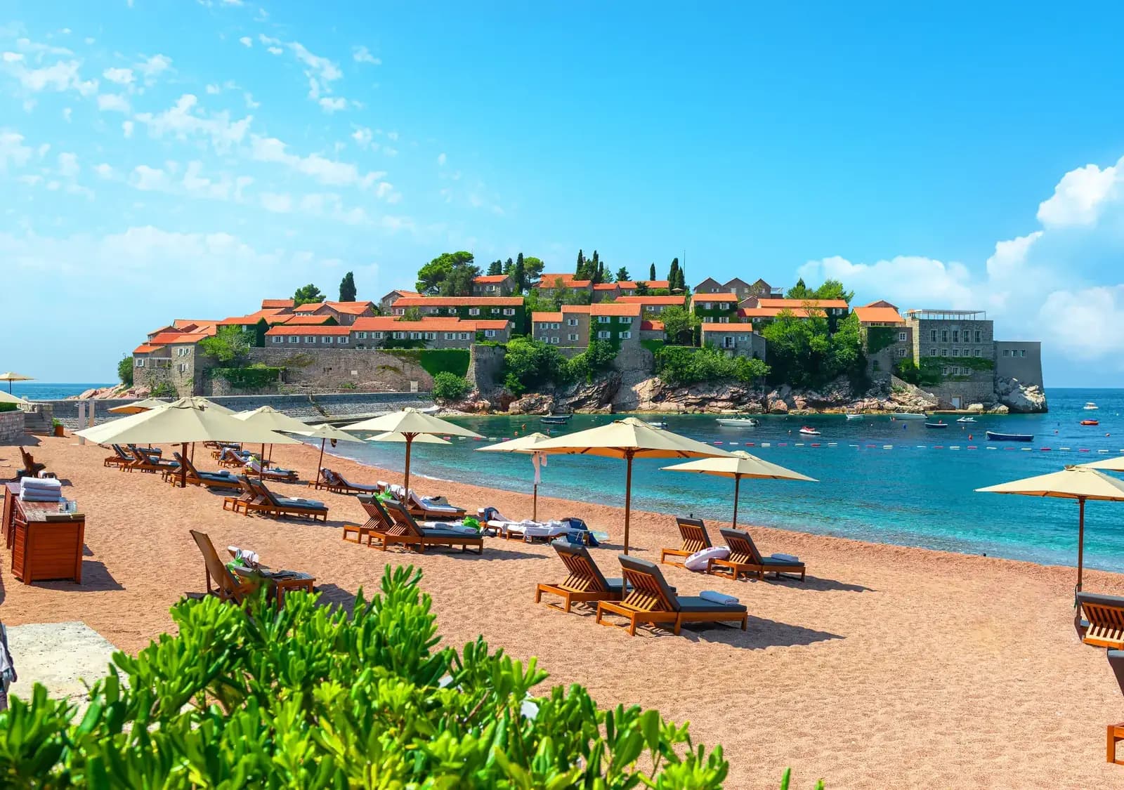 Sveti Stefan island and the Budva Riviera, Montenegro