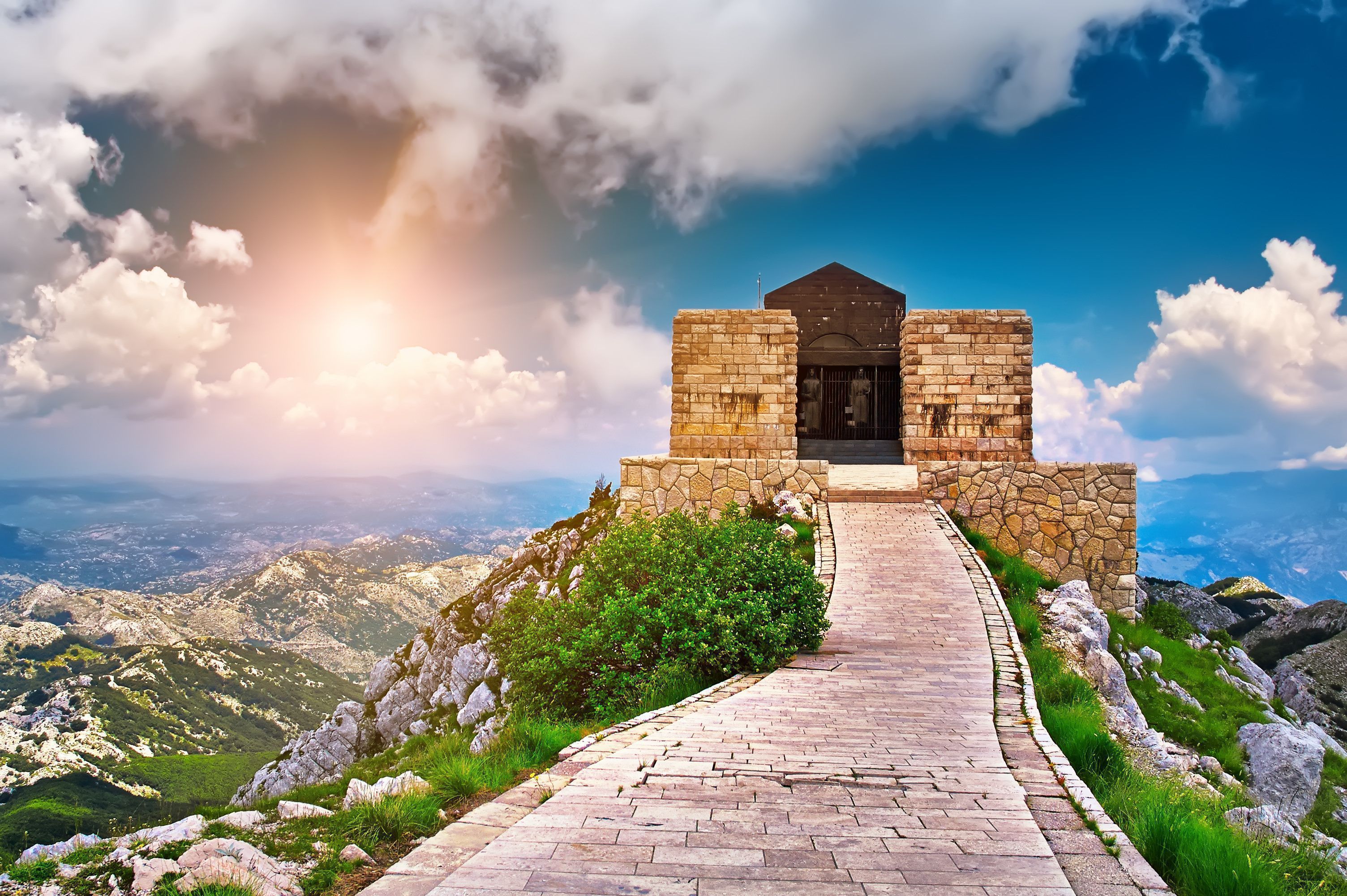 Perast, Njegusi, Lovcen, Mausoleum, ,, Montenegro