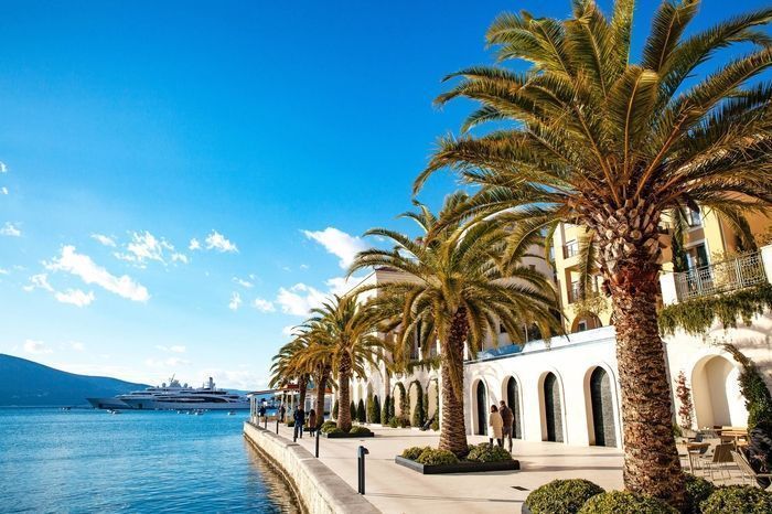 The Tivat promenade